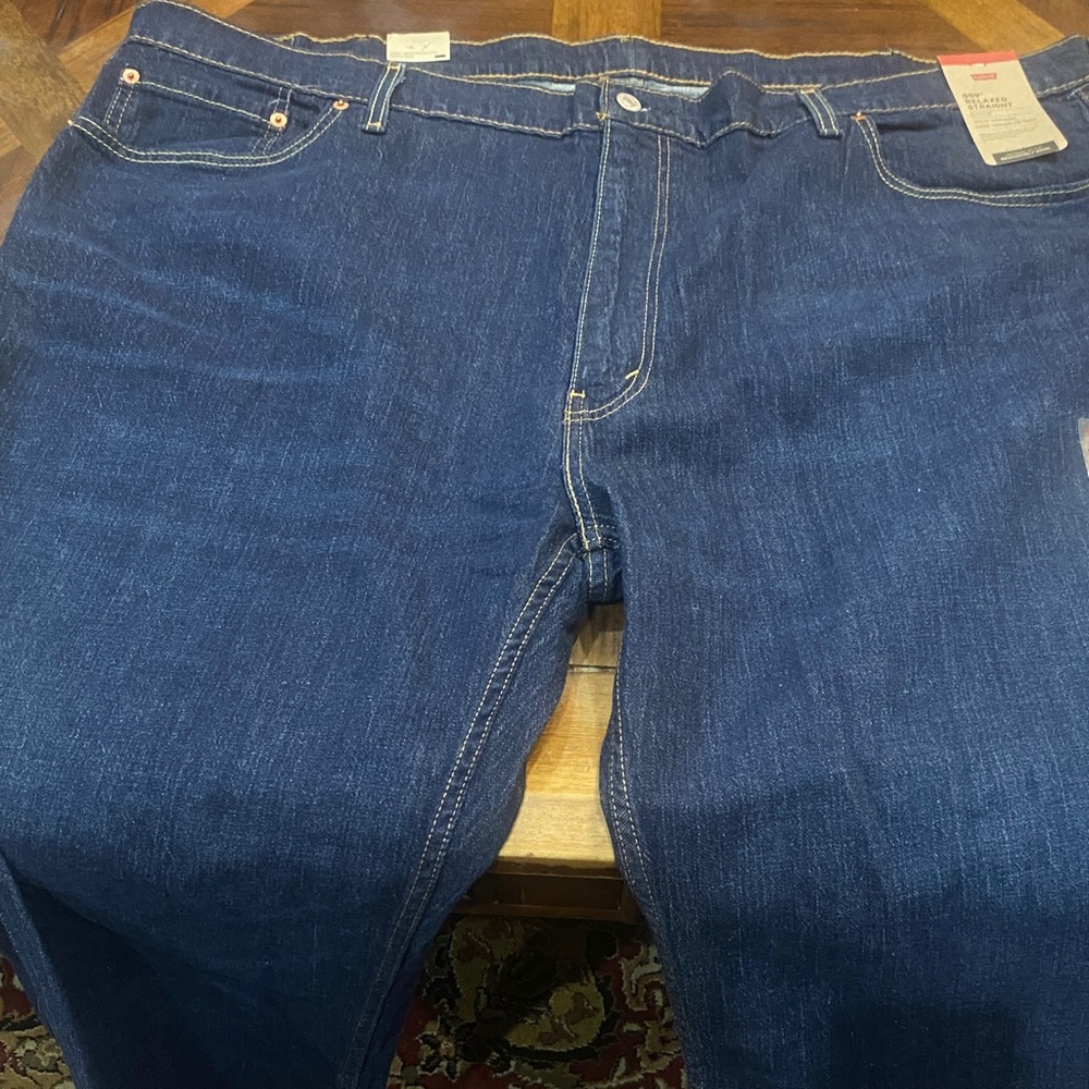 Levi's Men's Dark Indigo Straight Jeans